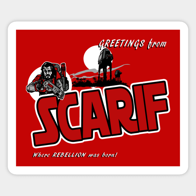 Greetings from Scarif Sticker by AndreusD